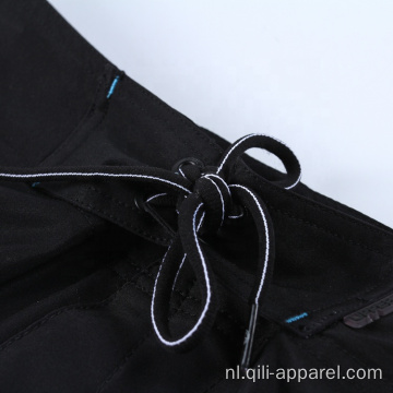 Lage 4-way stretch boardshort met trekkoord voor heren